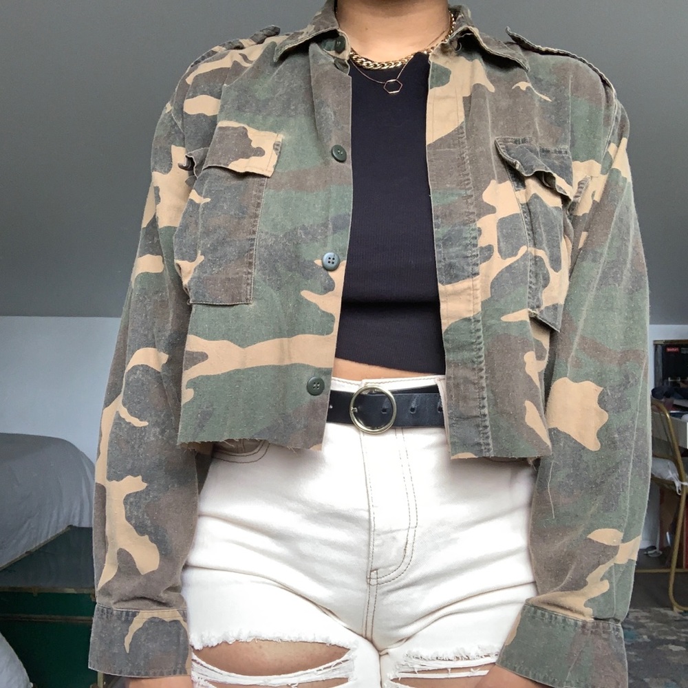 Cropped Military Jacket 💥